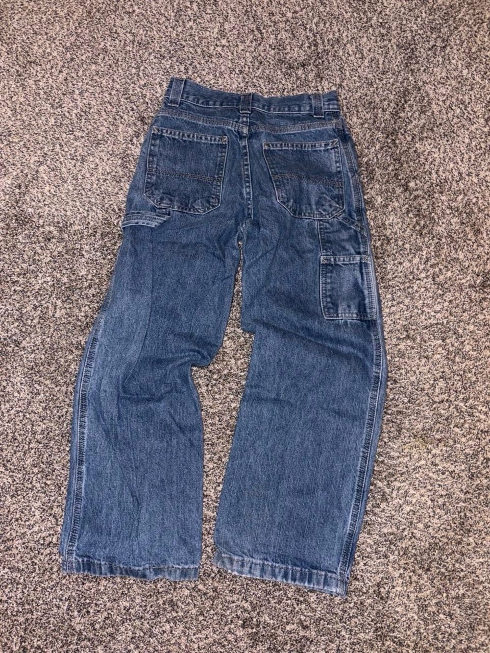 Y2K baggy cargo denim jeans